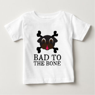 T-shirt Pour Bébé Mauvais À L'Os Carlin Noir Bodysuit Avec Tutu