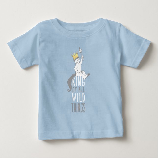 T-shirt Pour Bébé Max. | Le Roi de toutes les choses sauvages (Devant)
