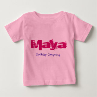 T-shirt Pour Bébé Maya Nom Compagnie de vêtements Baby Shirts