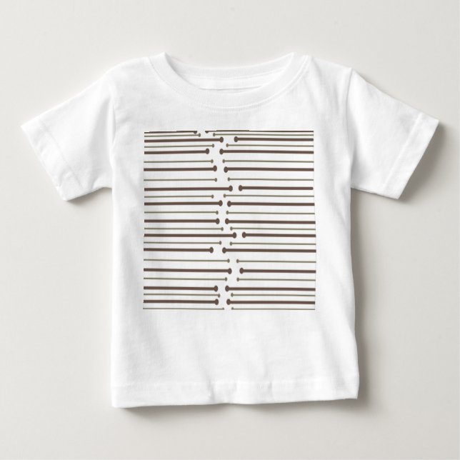 T-shirt Pour Bébé MCM Inspecred Lines (Devant)