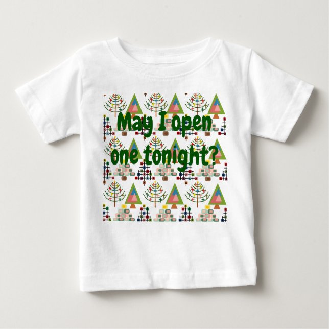 T-shirt Pour Bébé MCM Xmas Trees (Devant)