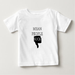 T-shirt Pour Bébé Mean Suck