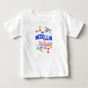 T-shirt Pour Bébé Medellin Colombie