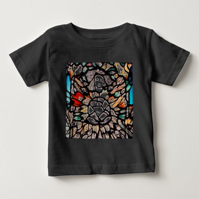T-shirt Pour Bébé Méditation en couleurs (Devant)