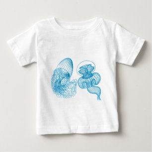 T-shirt Pour Bébé Méduses