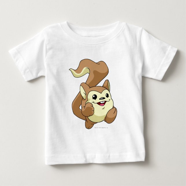 T-shirt Pour Bébé Meerca Brown (Devant)