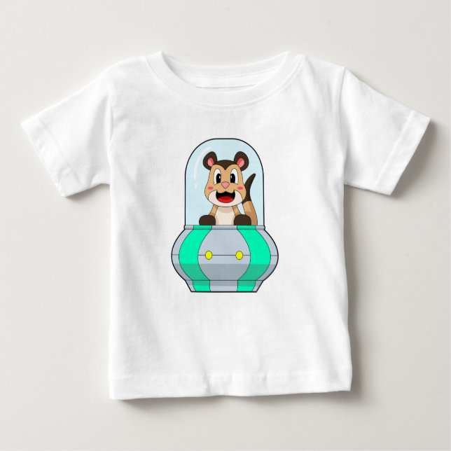 T-shirt Pour Bébé Meerkat (Devant)
