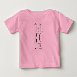 T-shirt Pour Bébé Meilleur big sister !