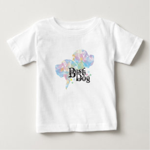 T-shirt Pour Bébé Meilleur Chien "coloré"