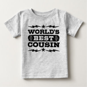 T-shirt Pour Bébé Meilleur cousin du monde