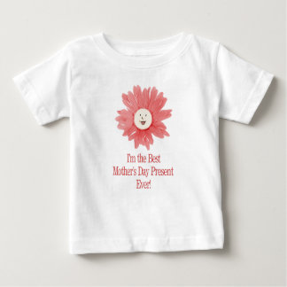 T-shirt Pour Bébé Meilleure fête des mères Présent bébé Tee
