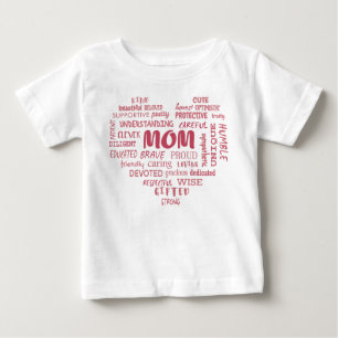 T-shirt Pour Bébé Meilleures qualités de mère et caractéristiques de