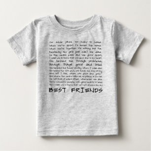 T-shirt Pour Bébé Meilleurs amis