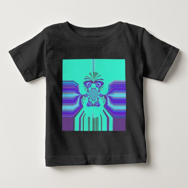 T-shirt Pour Bébé Mélange violet Hakuna Matata (Devant)