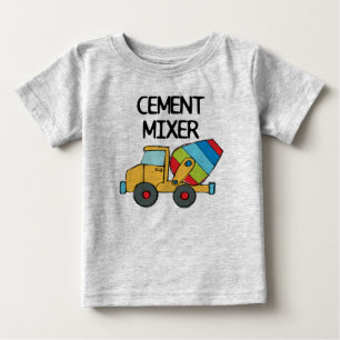 T-shirt Pour Bébé Mélangeur de ciment