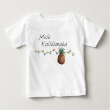 Mele Kalikimaka - chemise de bébé de Noël