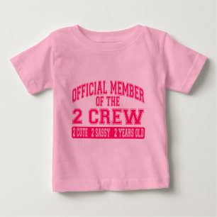 T-shirt Pour Bébé Membre officiel de l'équipage 2