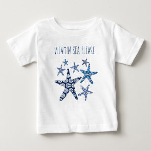 T-shirt Pour Bébé Mer côtière de vitamine de l'art   svp