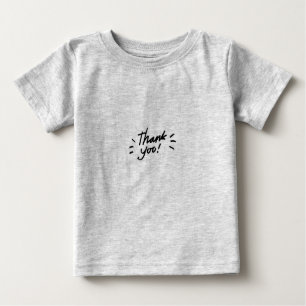 T-shirt Pour Bébé merci