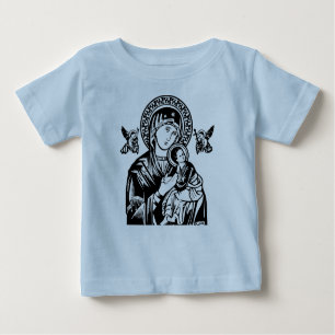 T-shirt Pour Bébé Mère de l'aide perpétuelle
