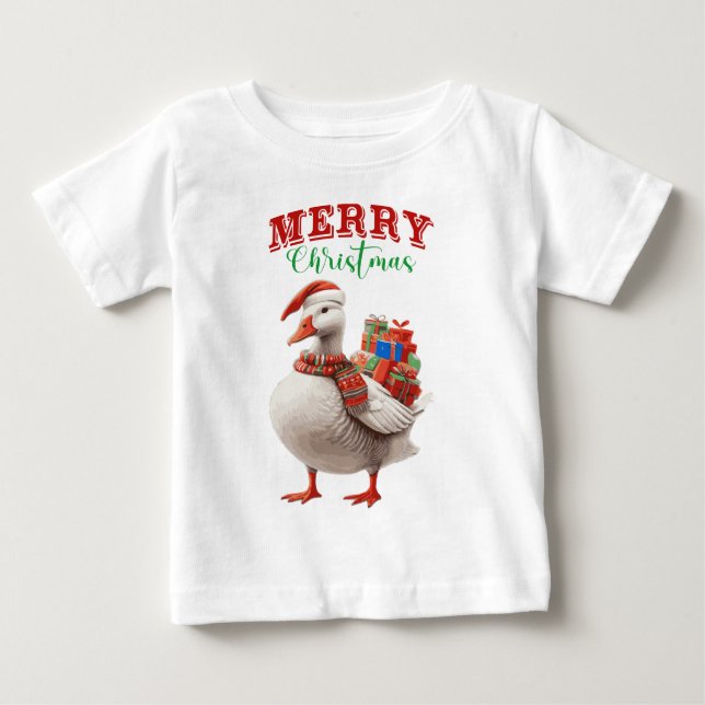 T-SHIRT POUR BÉBÉ MERRY CHRISTMAS 2026 (Devant)