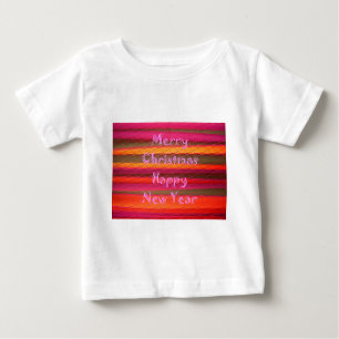T-shirt Pour Bébé Merry Christmas Happy