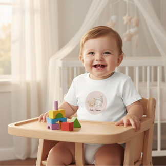 T-shirt Pour Bébé MerryMist Baby Dreams: Winter Blush – Ethereal Nur