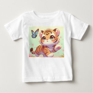 T-shirt Pour Bébé Merveilleuse dans les yeux d'un chaton