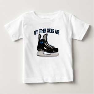 T-shirt Pour Bébé 'Mes Autres Chaussures Sont Des Patins'