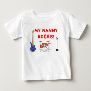 T-shirt Pour Bébé Mes roches de bonne d'enfants !
