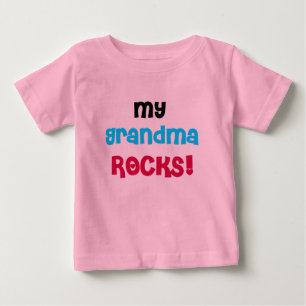T-shirt Pour Bébé Mes roches de grand-maman