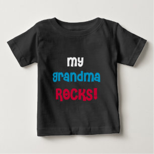 T-shirt Pour Bébé Mes roches de grand-maman