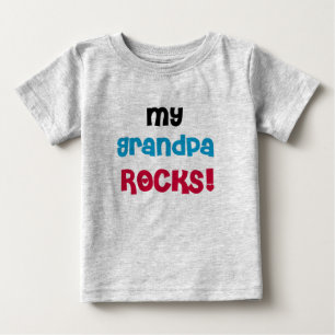 T-shirt Pour Bébé Mes roches de grand-papa