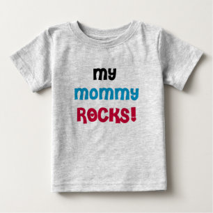 T-shirt Pour Bébé Mes roches de maman