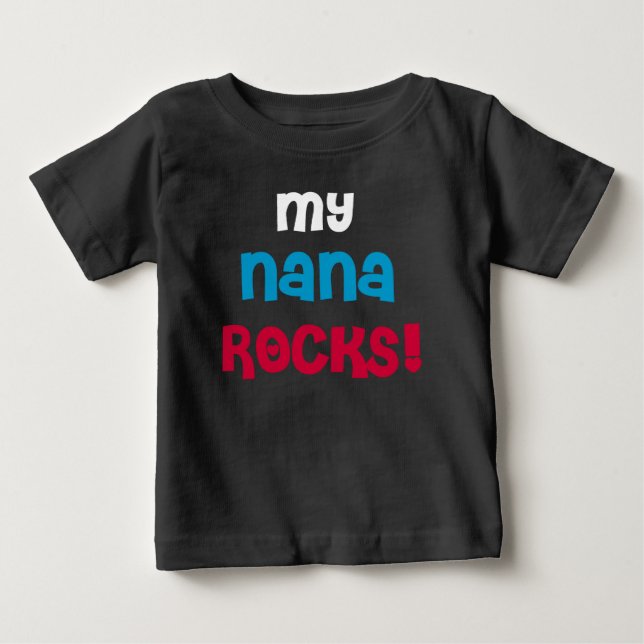 T-shirt Pour Bébé Mes roches de Nana (Devant)