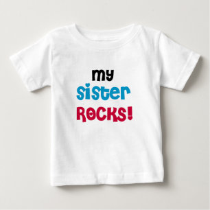 T-shirt Pour Bébé Mes roches de soeur