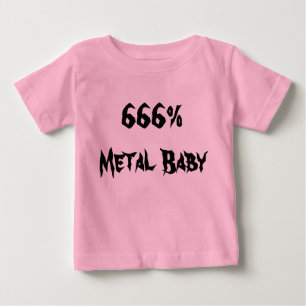 T-shirt Pour Bébé Metal Baby