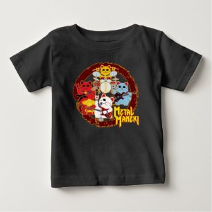 T-shirt Pour Bébé Métal Maneki