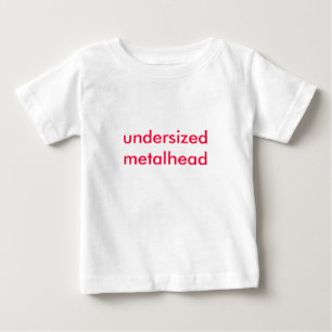 T-shirt Pour Bébé metalhead trop petit