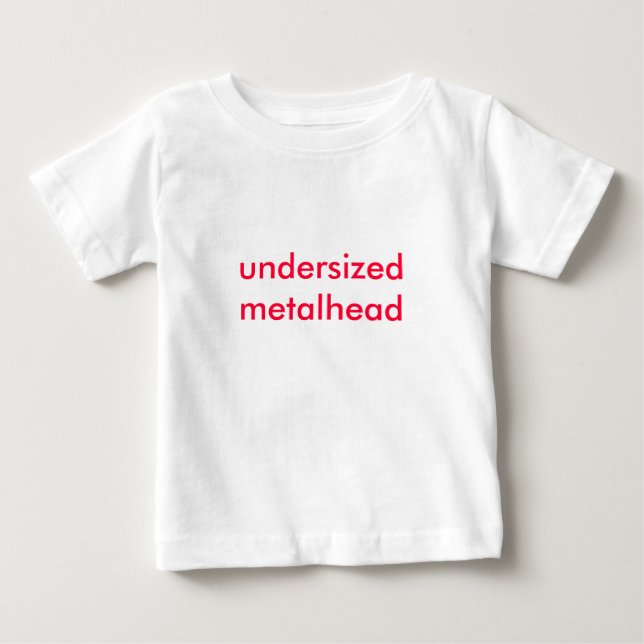 T-shirt Pour Bébé metalhead trop petit (Devant)