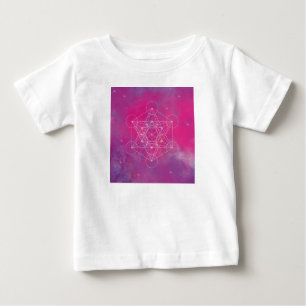 T-shirt Pour Bébé Métatron, chakra, zen, géométrie sacrée, angel