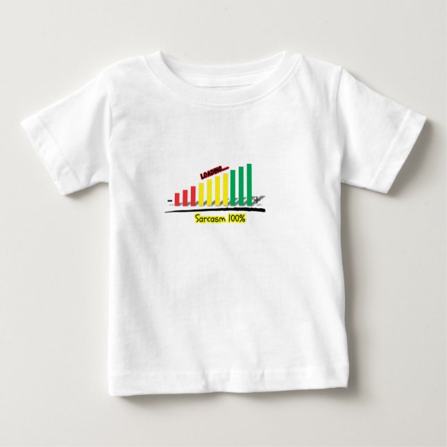 T-shirt Pour Bébé MètreSarcasme (Devant)