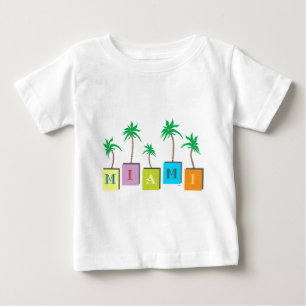 T-shirt Pour Bébé Miami Beach