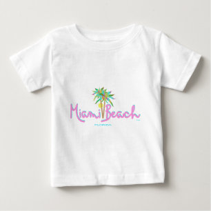 T-shirt Pour Bébé Miami Beach Pam's