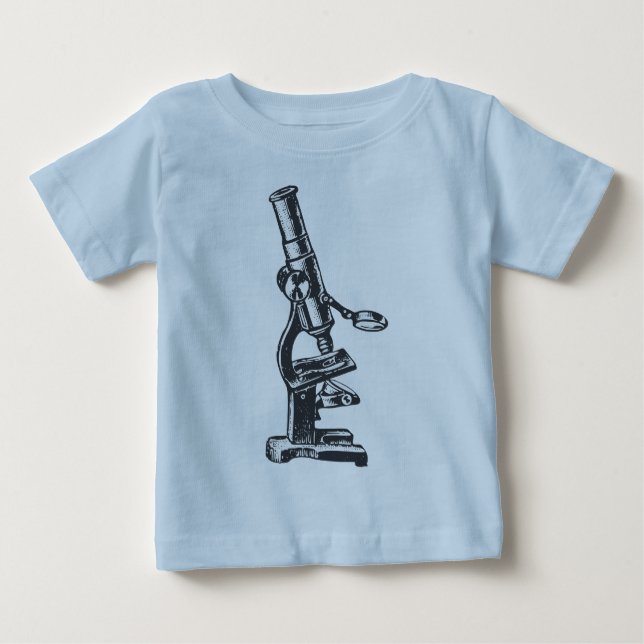 T-shirt Pour Bébé Microscope (Devant)