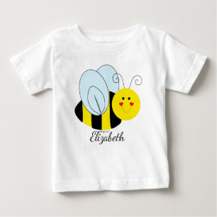 T-shirt Pour Bébé Mignon gaffez l'abeille personnalisée