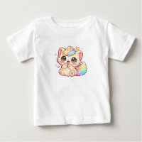 Mignon Kitten Arc-en-Ciel Kawaii Autocollant Chat