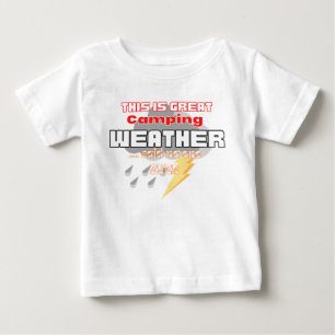 T-shirt Pour Bébé Mignonne bébé drôle temps de camping