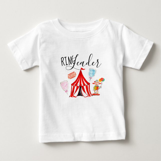 T-shirt Pour Bébé Mignonne chemise de chef de la soirée carnaval (Devant)
