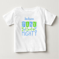 Mignonne Petit Mais Puissant Bleu Vert Personnalis